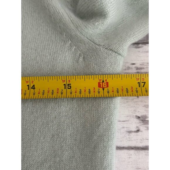 Banana Republic TODD & DUNCAN Cashmere Cardigan Sweater Mint Small - Picture 7 of 9
